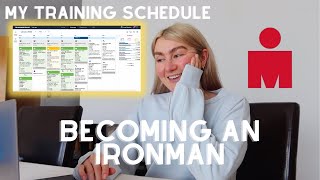 My training schedule  Becoming an Ironman Ep 2 [upl. by Ynavoj]