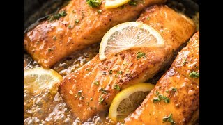 Lemon Honey Glazed Salmon [upl. by Arola663]