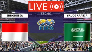 🔴INDONESIA VS SAUDI ARABIA LIVE STREAMING  FIFA WORLD CUP QUALIFIER AFC LIVE FULL MATCH TODAY [upl. by Nanda962]