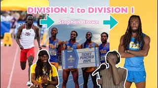 D2 TO D1 STUDENT ATHLETE TRANSFER ft Stephon Brown [upl. by Devin757]