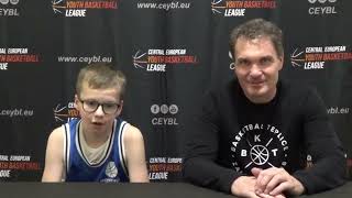 CEYBL U15 Press conference 11102024 BC Swiss Krono Żary  BK Teplice [upl. by Stafford]