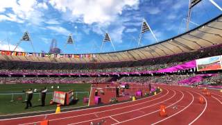 Londres 2012  Le Jeu Vidéo Officiel Des Jeux Olympiques  Bandeannonce 2  Le Stade Olympique [upl. by Bisset418]