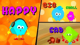 Opposite Song  More Nursery Rhymes amp Learning Videos for Kids [upl. by Nrubliw736]