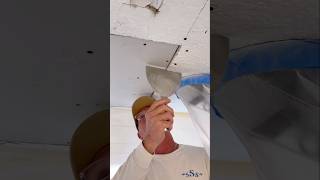 How to Tape over a Bad Joint or an Uneven Surface drywall diy [upl. by Budd]