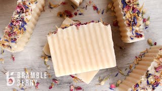 AnneMarie Makes Wildflower Rebatch Soap  Great for Beginners  Bramble Berry [upl. by Ylremik]