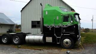 Kenworth k100 Aerodyne Cold start [upl. by Mylo424]