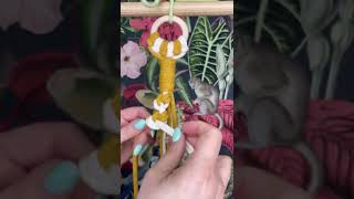 Kwietnik makrama macrame flower hanger [upl. by Hibbert]