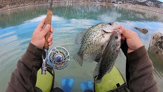 Surprise CRAPPIE Catch amp Cook Fly Fishing [upl. by Joshuah]