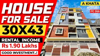 🔥HOUSE for SALE in BTM Layout Bangalore ✅ Rs 195lakhs Rental Income  Independent House BTM Layout [upl. by Cannell257]