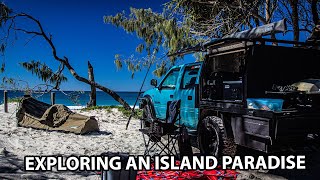 Overnight trip camping fishing and exploring Bribie Island  FISHING FOR TAILOR [upl. by Rramel]