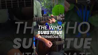 Play Substitute by The Who with EASY TRIADS [upl. by Landbert]