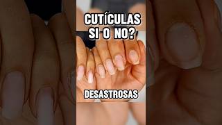 Quitar la CUTÍCULA de las uñas SI O NO  Manicura Rusa [upl. by Marriott114]