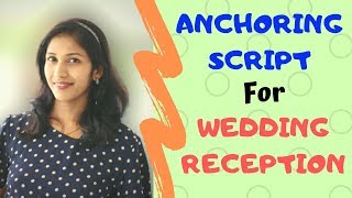 Simple Anchoring Script for Betrothal  Wedding Reception l Malayalam l [upl. by Lindemann]