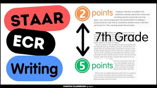 STAAR 7th Grade ECR Analysis Unveiling the Key Differences in 2 vs 5 Point Responses [upl. by Hartzke]