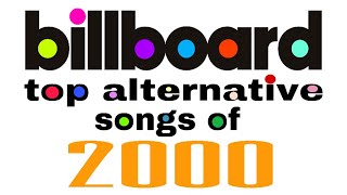 Billboard Top 100 Alternative Songs of 2000 [upl. by Orman]