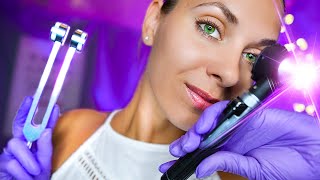 ASMR whispered Ear Cleaning Otoscope Exam for Sleep Personal Attention Roleplay [upl. by Reidar]