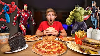 Eating The UNHEALTHIEST Avengers Cheat Meals Challenge [upl. by Tomlinson977]