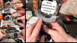 351c400351m Rod bearing install and checking oil clearance’s engine build series [upl. by Hnib]