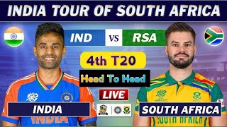 INDIA vs SOUTH AFRICA 4TH T20 MATCH LIVE CRICKET MATCH TODAY  IND VS SA 4TH T20 MATCH LIVE [upl. by Aitenev349]