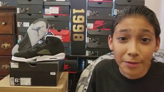 GOAT Shoe App Fail Jordan Retro 5 quotLemon Oreoquot GS Review amp On Feet [upl. by Eeltrebor]