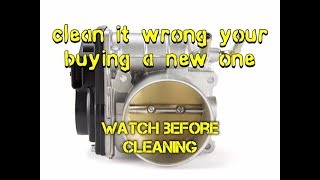 How to Clean a Throttle Body  Throttle Body Cleaning Service  Bundys Garage [upl. by Acirema]