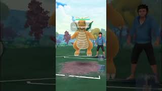 Origin Palkia vs Dragonite in pokemongo subscribe pokemon like 100iv [upl. by Einiffit]