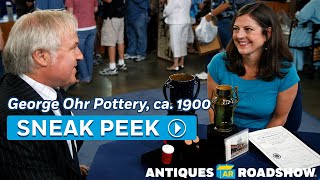 Preview George Ohr Pottery ca 1900  Vintage Dallas Hour 2  ANTIQUES ROADSHOW  PBS [upl. by Lyrrad]