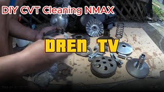 DIY CVT Cleaning NMAX [upl. by Haerb]