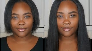 How to clip in extensions for short hair Feat Irresistible me extensions [upl. by Yssim]