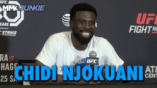 Chidi Njokuani Glad He Didnt Get to UFC Younger I Wouldve Fcked It All Up  UFC on ESPN 43 [upl. by Aleacim889]