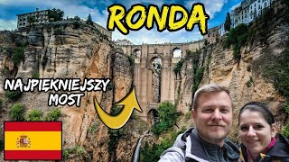 RONDA 🇪🇦 Piękny most malowniczy wąwóz KOPALNIA WODY Hiszpania 2023 [upl. by Anilah]