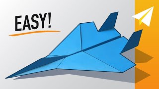 EASY F15 Paper Airplane How to make an Amazing Paper Jet Designed by Project Paper [upl. by Lodnar892]