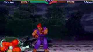 Street Fighter Alpha 3 Shin Akuma Zism vs Shin Bison [upl. by Ritch414]