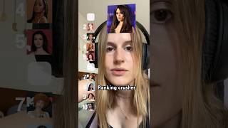 Ranking celebrity crushes reaction beauty celebrity ranking relatable [upl. by Arannahs34]