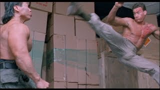 Double Impact Fight Scene  Van Damme vs Bolo HD [upl. by Allis]