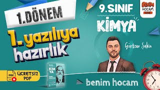 9Sınıf  Kimya  1Dönem  1Yazılıya Hazırlık  Görkem ŞAHİN [upl. by Aranat]