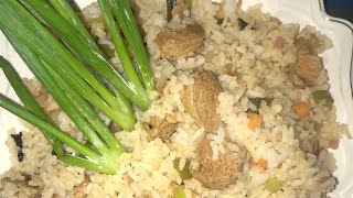 Meal Maker Fried Rice Recipe  Easy Recipe  Tasty and Spicy  Recipe in Telugu [upl. by Allimak]