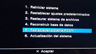 Como reiniciar de fabrica tu PS3 y PS4  Fácil y Rápido 2021 [upl. by Duster469]