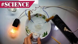 Electrical Conductivity with salt water amp sugar water [upl. by Jacquenette]