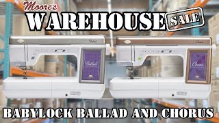 Moores Warehouse Sale  Baby Lock Ballad and Chorus [upl. by Nonnahs]