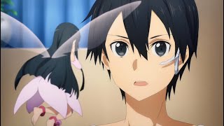 HDENGSUB Kirito waking Yui up and asking for her help  Sword Art Online Alicization WoU EP23 [upl. by Walker]