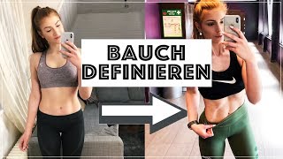 DEFINIERTEN BAUCH BEKOMMEN 🔥 BAUCHTRAINING amp TIPPS 💖 [upl. by Artinak791]