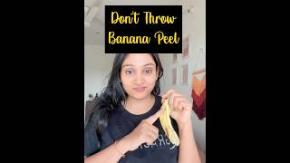 Get Glowing Skin with Banana Peel skincare skincareroutine youtubeshorts shorts [upl. by Ames]