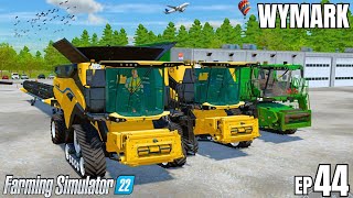 combines HARVESTING sorgun Farming Simulator 22 HARVESTING  FS 22  wymark EP44Timelapse [upl. by Trask450]