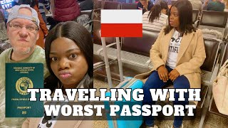 TRAVELING WITH THE WORST PASSPORT🤦 IN POLAND 🇵🇱  AFRICAN WOMAN IN POLAND [upl. by Malita]