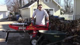 Huskee 22 ton Log Splitter Review [upl. by Tse]