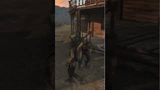 Look at the way he wobbles shorts reddeadredemtion funny [upl. by Cowie]