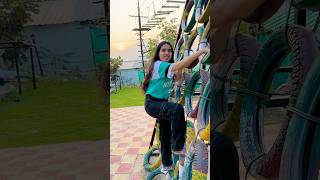 Climbing Race mein kon jeetega  🏆😎 priyalkukreja shorts ytshorts [upl. by Lukey]