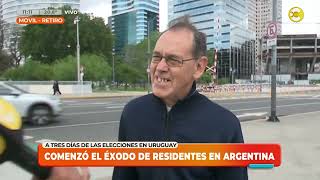 Viajes de residentes uruguayos en Argentina a 3 días de las elecciones en Uruguay │LPELDM│ 251024 [upl. by Ydwor]