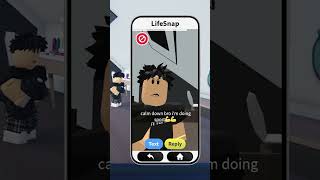 ROBLOX SNAPCHAT TROLLING PART 20😭👻 funny robloxmemes meme viral roblox [upl. by Furlong612]